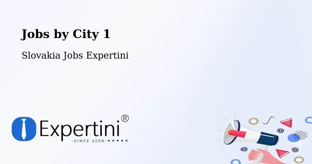 City Jobs in Slovakia - Expertini